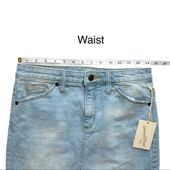 Universal Thread Denim Walley Mini Skirt Size 4 - Picture 10 of 16